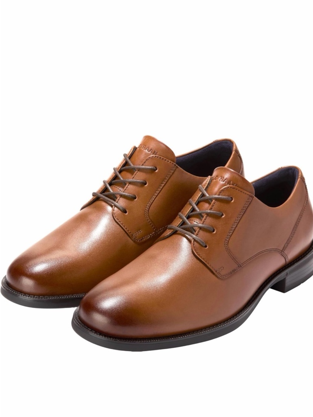 NEW Cole Haan Men's Tan Leather Derby Oxfords size 9